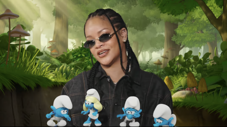 Rihanna to star in the new "Smurfs" movie. (Screenshot: Paramount Pictures/YouTube)